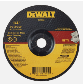 DISCO PULIR METAL 7" X 1/4" DEWALT