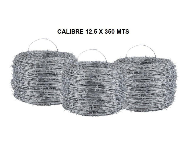 ALAMBRE PUAS # 12.5 X 350 MTS