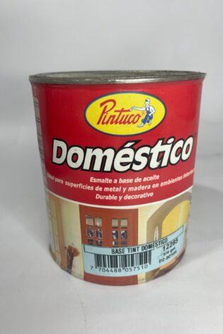 ESMALTE DOMESTICO BASE TINT BCO CUARTO REF 12285