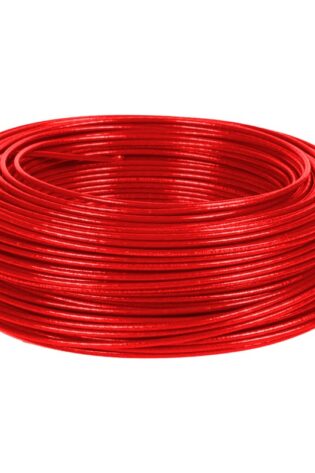 ALAMBRE ELECTRICO # 14 ROJO X MTS (ROLLO DE 100 MTS)