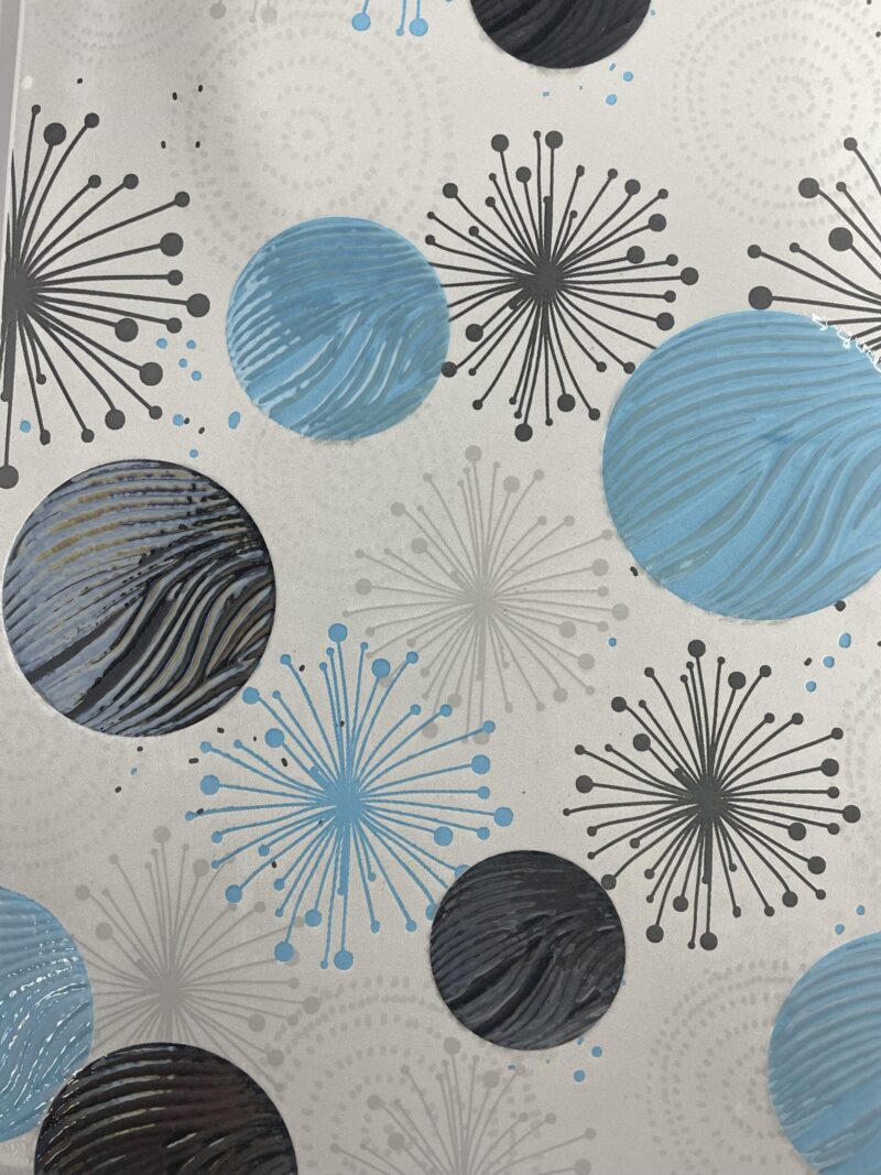 DECORADO 27 X 45 FESTIVO AZUL CJ 7UNI ESMALGRES