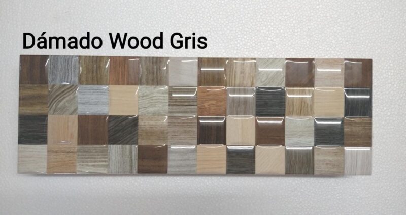 DECORADO 15 X 45 DAMADO WOOD GRIS SICHAR